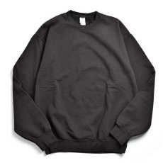 画像1: Los Angeles Apparel 14oz Heavy Fleece Crewneck Black / ロサンゼルスアパレル 14オンス ヘビーフリース クルーネック スウェット ブラック (1)