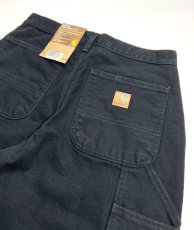 画像3: Carhartt USA B11 Washed Duck Work Pants - Black (3)