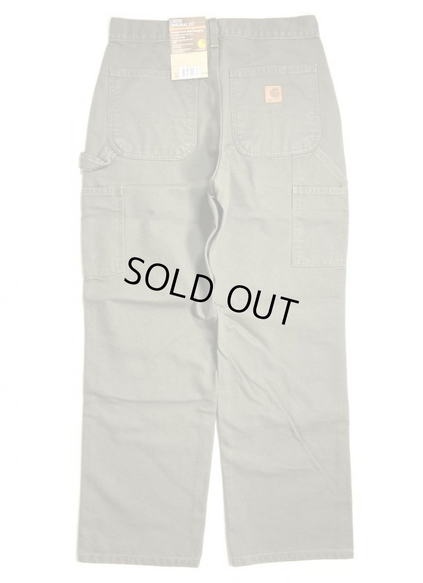 画像1: Carhartt USA B11 Washed Duck Work Pants - Moss (1)