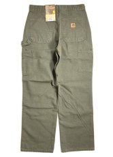 画像1: Carhartt USA B11 Washed Duck Work Pants - Moss (1)