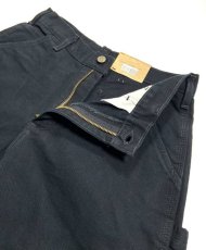 画像4: Carhartt USA B11 Washed Duck Work Pants - Black (4)