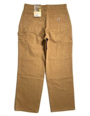 画像1: Carhartt USA B11 Washed Duck Work Pants - Brown (1)