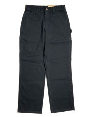 画像2: Carhartt USA B11 Washed Duck Work Pants - Black (2)