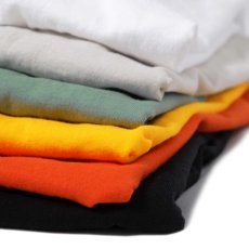 画像2: Los Angeles Apparel 6.5oz L/S Garment Dye T-Shirts Black / ロサンゼルスアパレル 6.5オンス ガーメントダイ ロングスリーブ クルーネック Tシャツ ブラック (2)
