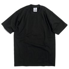 画像1: PRO CLUB S/S Heavyweight Cotton Crewneck T-Shirts - Black (1)