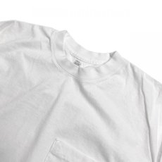 画像2: Los Angeles Apparel 6.5oz L/S Garment Dye Pocket T-Shirts White / ロサンゼルスアパレル 6.5オンス ガーメントダイ ロングスリーブ クルーネック ポケット Tシャツ ホワイト (2)