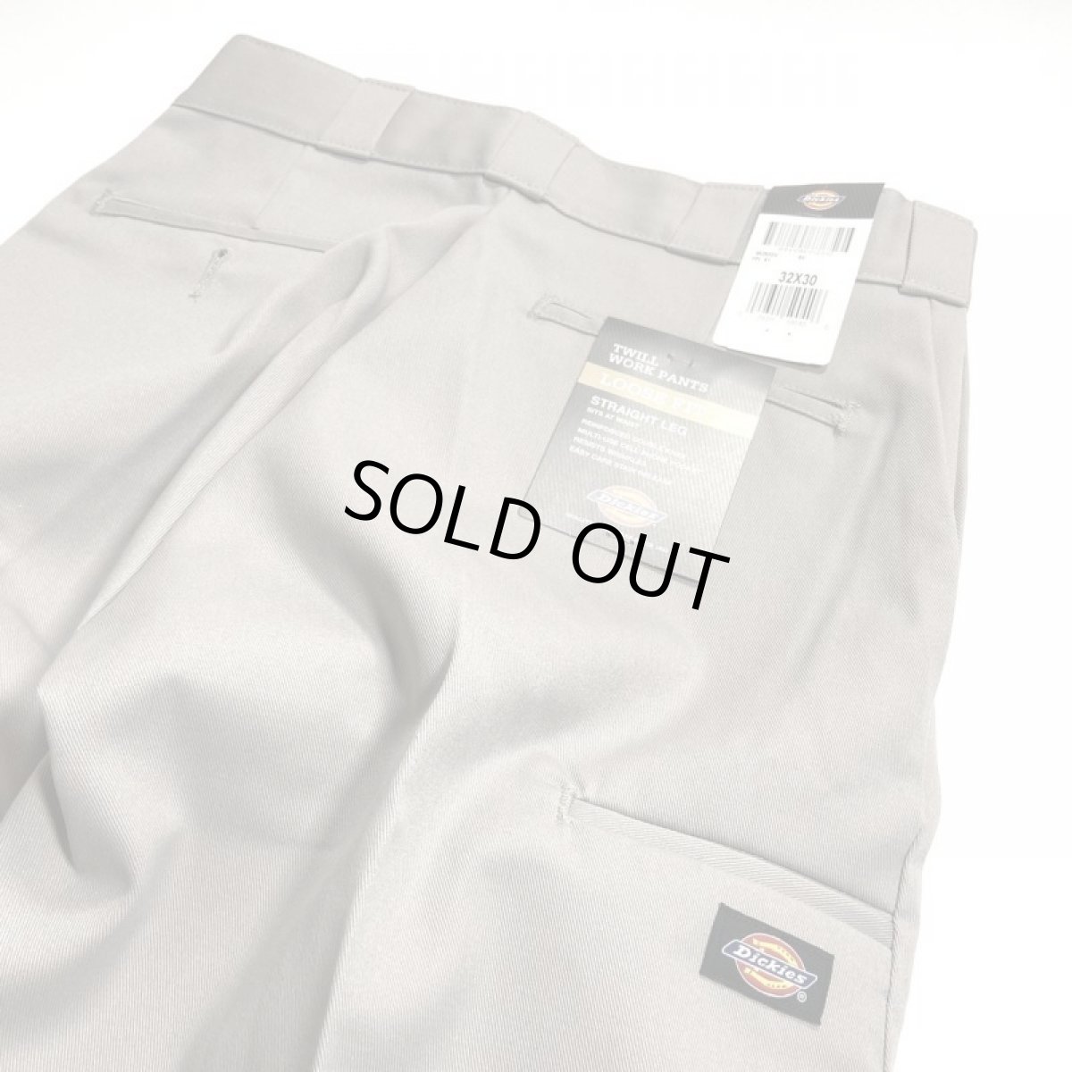 画像4: Dickies Loose Fit Double Knee Work Pants - Silver (SV) (4)