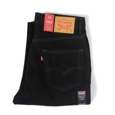 画像3: Levi's 550-0260 Relaxed Tapered Leg Jeans - Black (3)