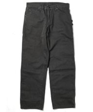 画像2: Dickies Relax Fit Straight Leg Carpenter Duck Jeans - Rinsed Black (RBK) (2)