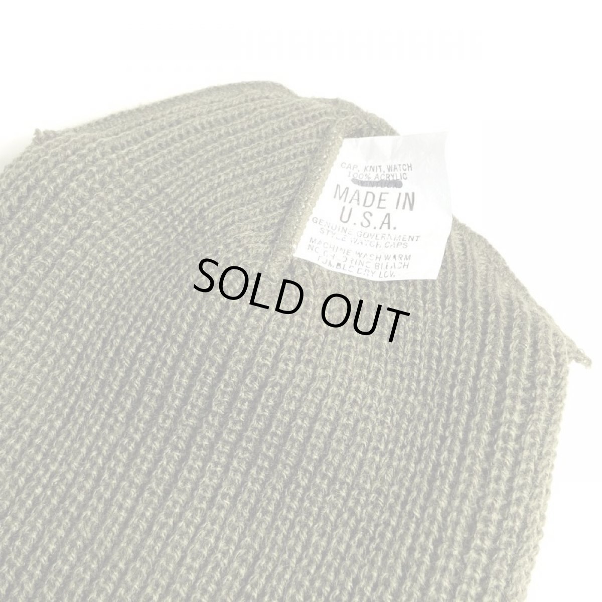 画像3: Rothco Acrylic Watch Cap - Olive (3)