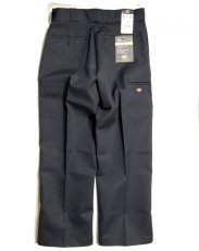 画像2: Dickies Loose Fit Double Knee Work Pants - Black (2)