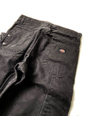 画像4: Dickies Relax Fit Straight Leg Carpenter Duck Jeans - Rinsed Black (RBK) (4)
