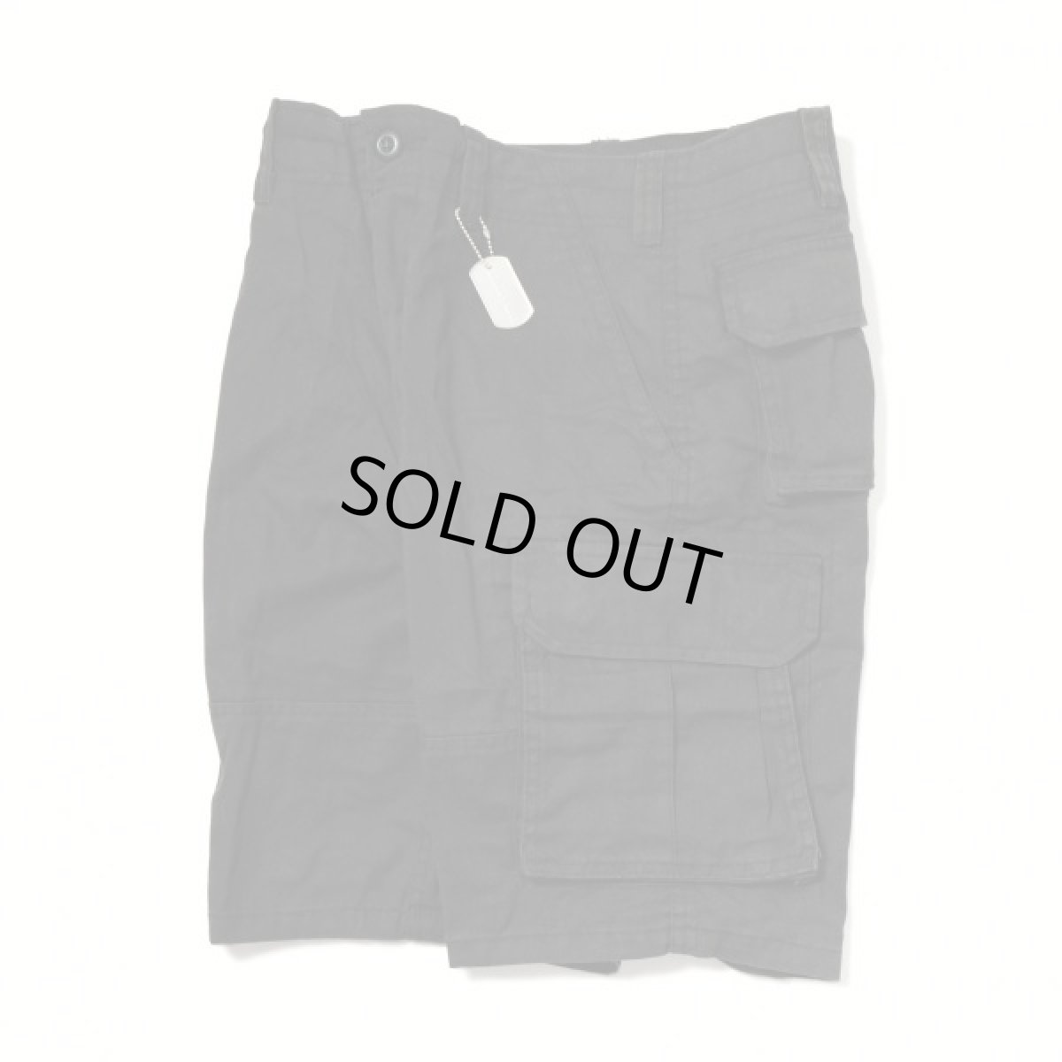 画像6: Rothco Vintage Paratrooper Cargo Shorts - Black (6)