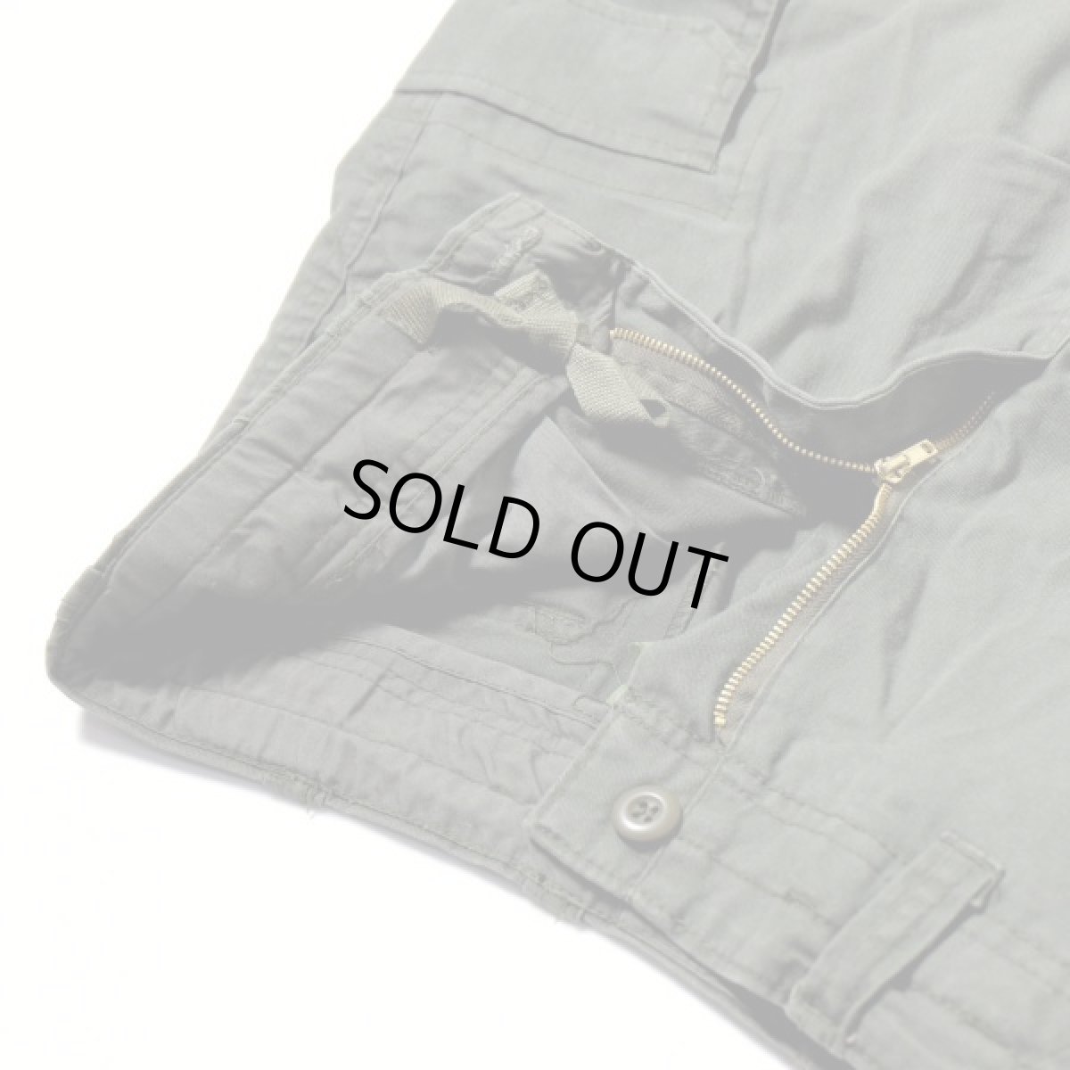 画像2: Rothco Vintage Paratrooper Cargo Shorts - Olive (2)
