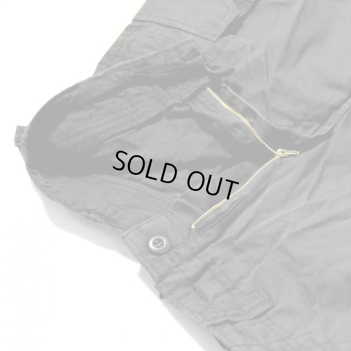 画像5: Rothco Vintage Paratrooper Cargo Shorts - Black (5)