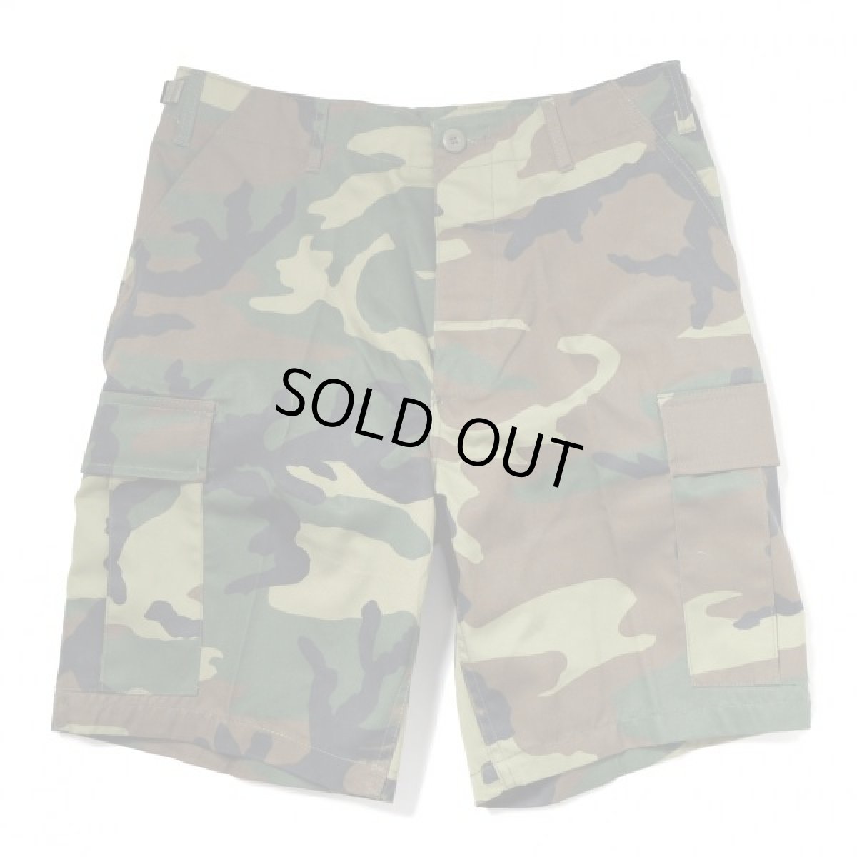画像1: Rothco Tactical BDU Cargo Shorts - Woodland Camo (1)
