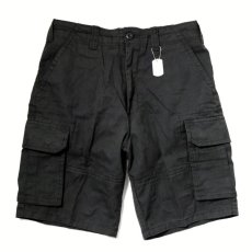 画像1: Rothco Vintage Paratrooper Cargo Shorts - Black (1)