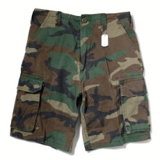 画像1: Rothco Vintage Paratrooper Cargo Shorts - Woodland Camo (1)