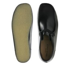 画像4: Clarks Wallabee Boots - Black Leather (4)