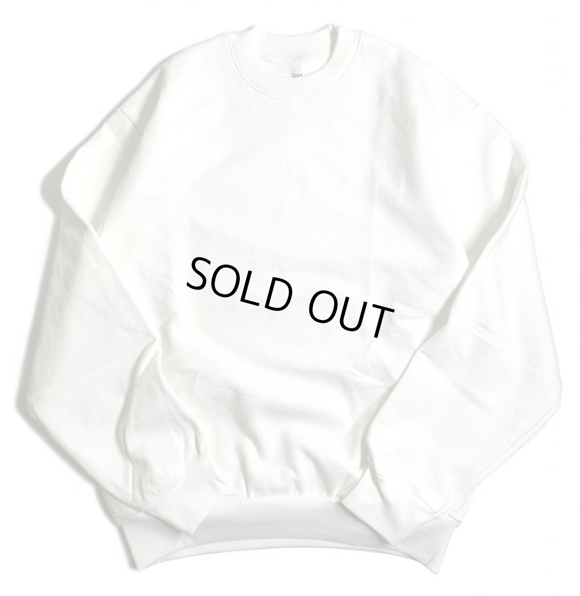 画像1: Los Angeles Apparel 14oz Heavy Fleece Crewneck - White (1)