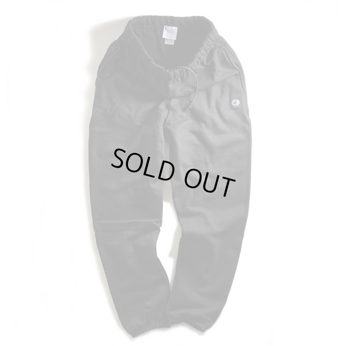 画像1: Champion Reverse Weave Sweat Pants - Black (1)
