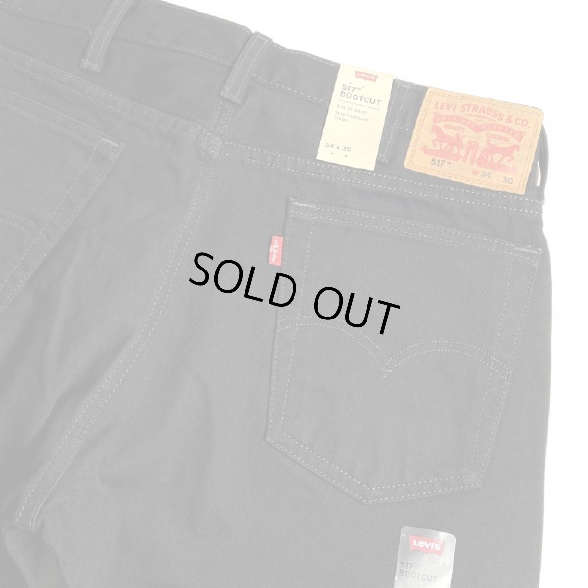 画像4: Levi's 517-0260 Bootcut Jeans - Black (4)