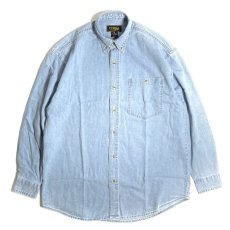 画像1: Cobra Caps L/S Heavyweight Denim Shirts - Sky (1)