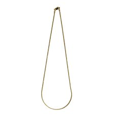 画像2: 18k Gold Plated 1.5mm Chain Necklace Gold - Rope (2)