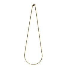 画像2: 18k Gold Plated 1.5mm Rope Chain Necklace Gold / 18金メッキ 925 シルバー ロープ チェーン ネックレス ゴールド (2)