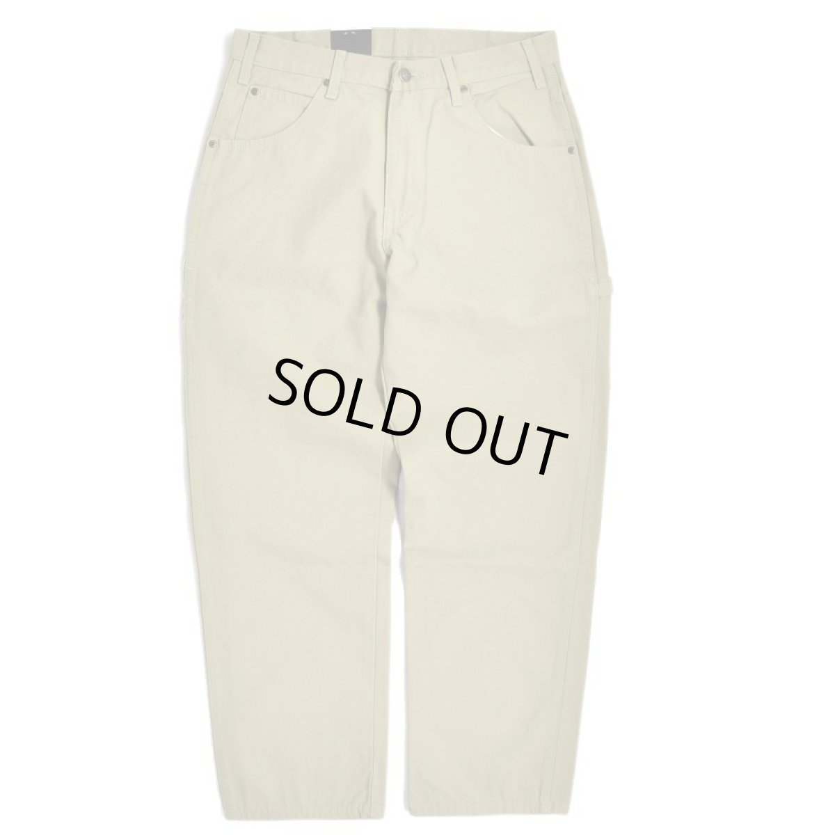 画像2: Dickies Relax Fit Straight Leg Carpenter Duck Jeans - Desert Sand (RDS) (2)