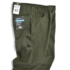 画像4: Dickies Relax Fit Straight Leg Carpenter Duck Jeans - Moss Green (RMS) (4)