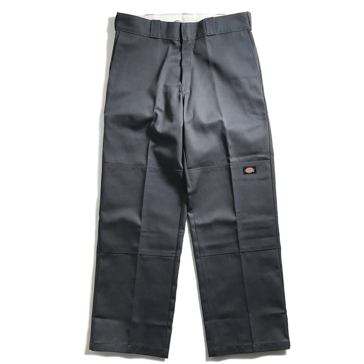 画像1: Dickies Loose Fit Double Knee Work Pants - Charcoal (1)