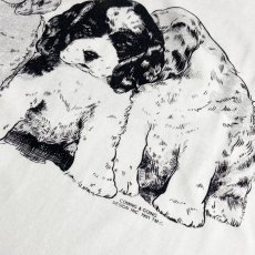 画像3: Coming & Going Designs American Cocker Puppies T-Shirts White / カミングアンドゴーイングデザイン アメリカンコッカー パピーズ Tシャツ ホワイト (3)