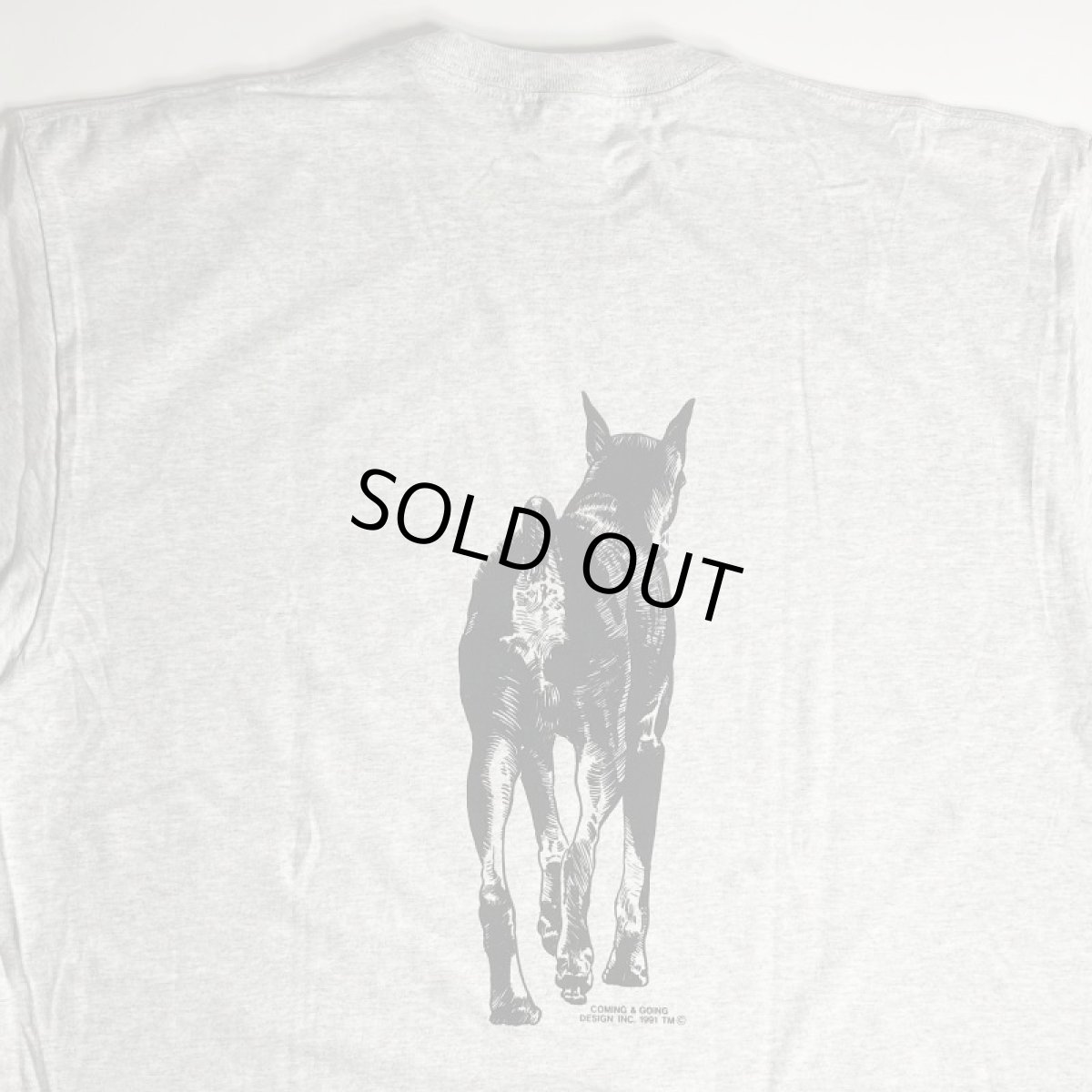 画像2: Coming & Going Designs Doberman Cropped Ears Tee - Ash (2)