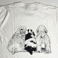 画像2: Coming & Going Designs American Cocker Puppies Tee - White (2)