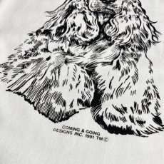 画像3: Coming & Going Designs American Cocker T-Shirts White / カミングアンドゴーイングデザイン アメリカンコッカー Tシャツ ホワイト (3)