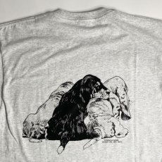 画像2: Coming & Going Designs Basset Hound Puppies Tee - Ash (2)