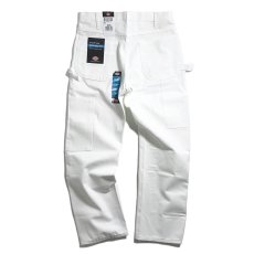画像2: Dickies Relaxed Fit Utility Pants White / ディッキーズ リラックス フィット ユーティリティ ペインターパンツ ホワイト (2)