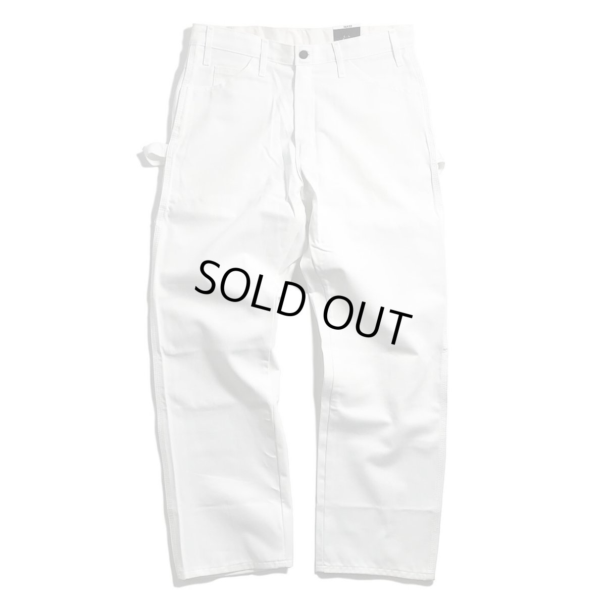 画像1: Dickies Relaxed Fit Utility Pants - White (1)