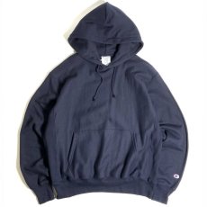 画像1: Champion Reverse Weave Hoodie - Navy (1)
