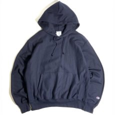 画像1: Champion Reverse Weave Hoodie Navy / チャンピオン リバースウィーブ フーディ ネイビー (1)