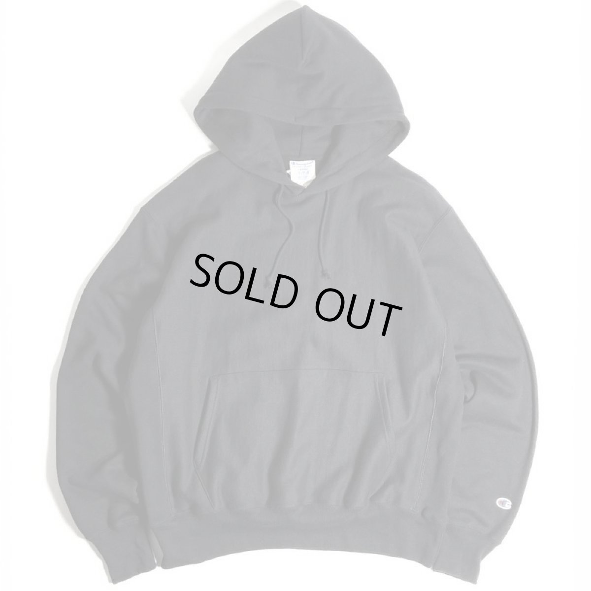 画像1: Champion Reverse Weave Hoodie - Black (1)