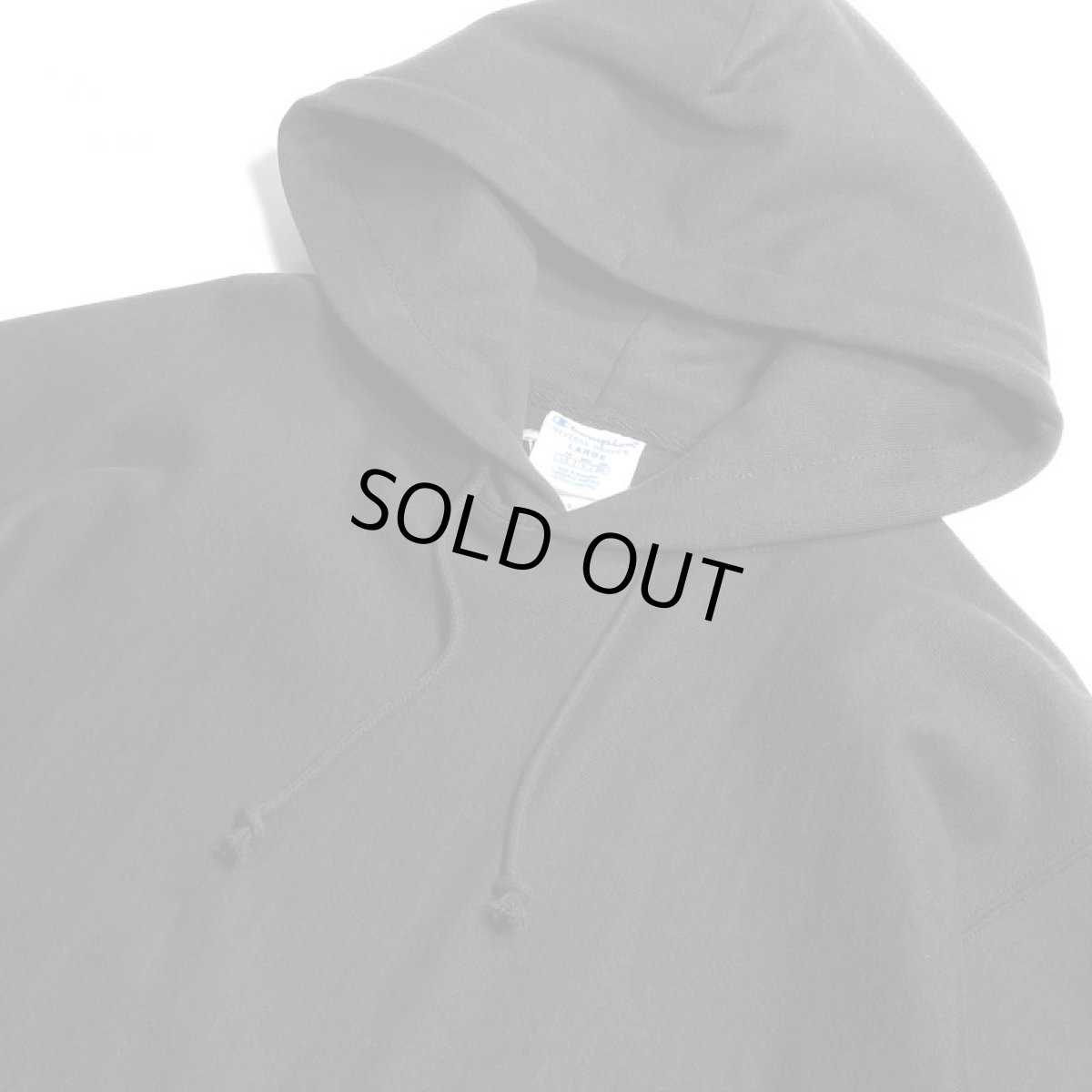 画像3: Champion Reverse Weave Hoodie - Black (3)
