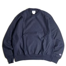 画像1: Champion Reverse Weave Crewneck Sweatshirts - Navy (1)