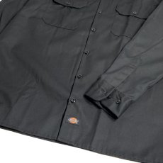 画像3: Dickies L/S Work Shirts Black / ディッキーズ ロングスリーブ ワークシャツ ブラック (3)