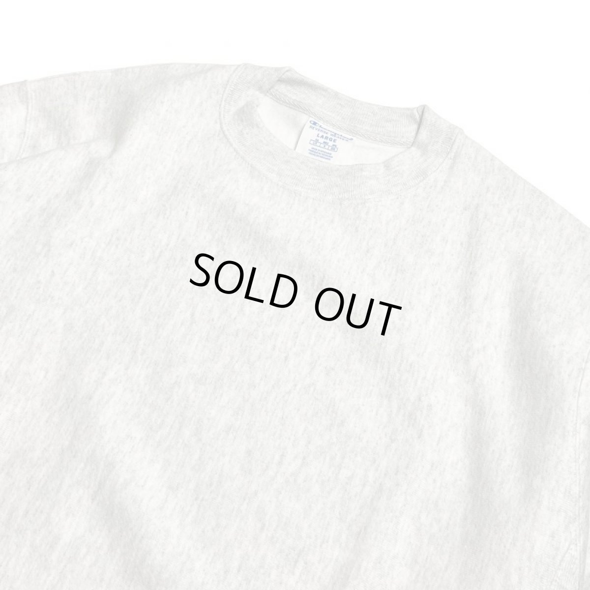画像3: Champion Reverse Weave Crewneck Sweatshirts - Silver Gray (3)