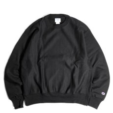 画像1: Champion Reverse Weave Crewneck Sweatshirts Black / チャンピオン リバースウィーブ クルーネック スウェットシャツ ブラック (1)