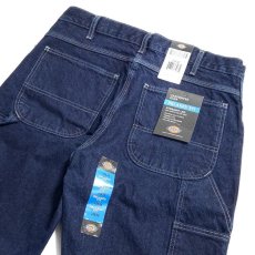 画像4: Dickies Relax Fit Straight Leg Carpenter Duck Jeans Rinsed Indigo Blue (RNB) / ディッキーズ リラックスフィット ストレート ペインター ダック ジーンズ (4)