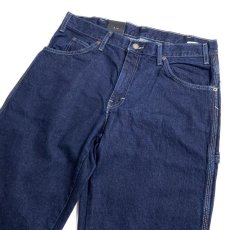 画像5: Dickies Relax Fit Straight Leg Carpenter Duck Jeans Rinsed Indigo Blue (RNB) / ディッキーズ リラックスフィット ストレート ペインター ダック ジーンズ (5)