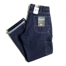 画像3: Dickies Relaxed Fit Heavyweight Carpenter Jeans - Rinsed Indigo Blue (RNB) (3)